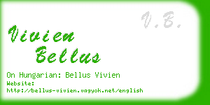 vivien bellus business card